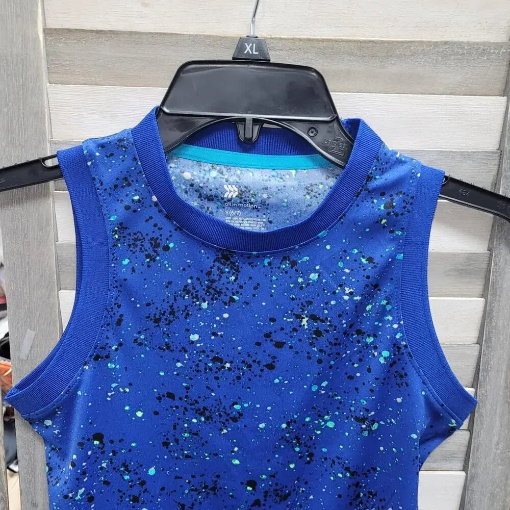 Boys' Sleeveless Printed T-Shirt | All in Motion | Small (6/7)